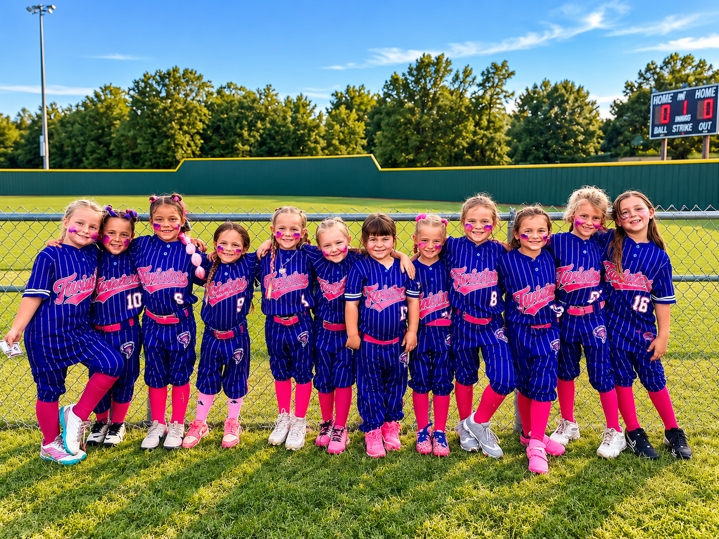 Twisters 6U softball team